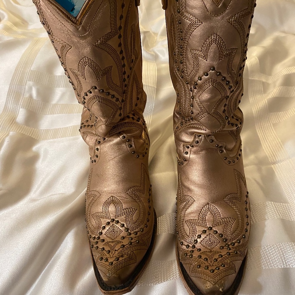 Lane Metallic Saratoga Stud Boots